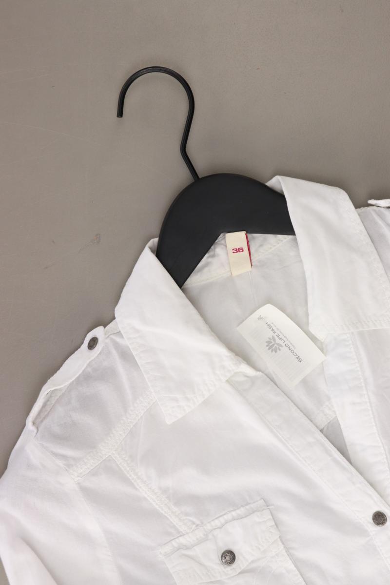 Second Hand Outfit Größe S mit QS by s.Oliver Langarmbluse in Gr. 36