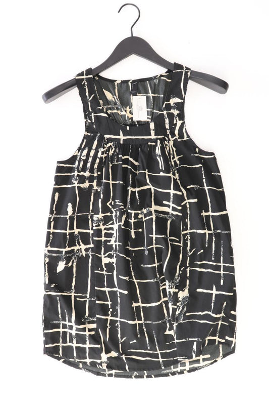 Vero Moda Bluse Gr. S geometrisches Muster Ärmellos schwarz aus Polyester