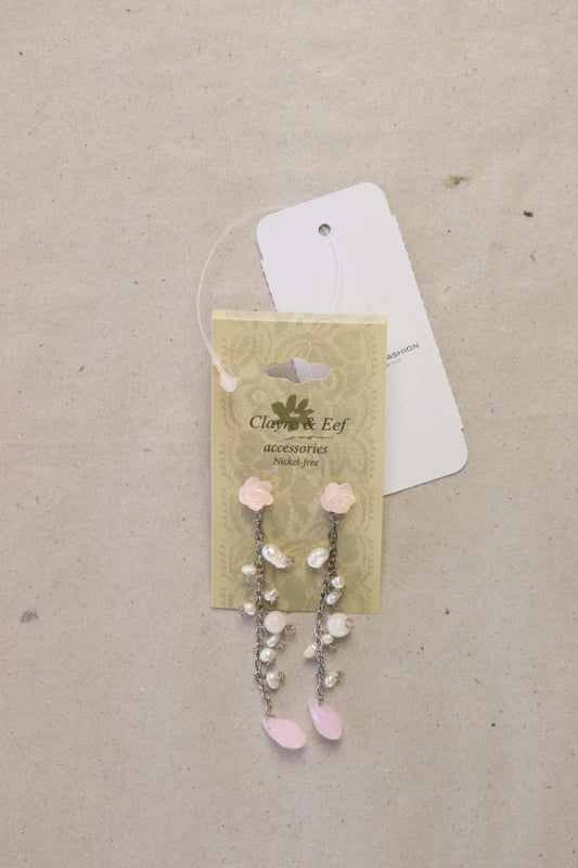 Clayre & Eef Ohrringe neu mit Etikett rosa