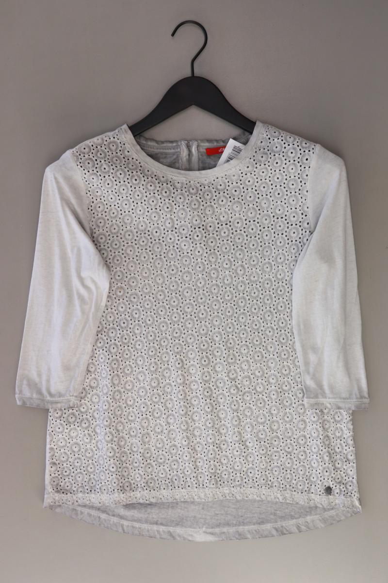 s.Oliver Regular Shirt Gr. S 3/4 Ärmel grau