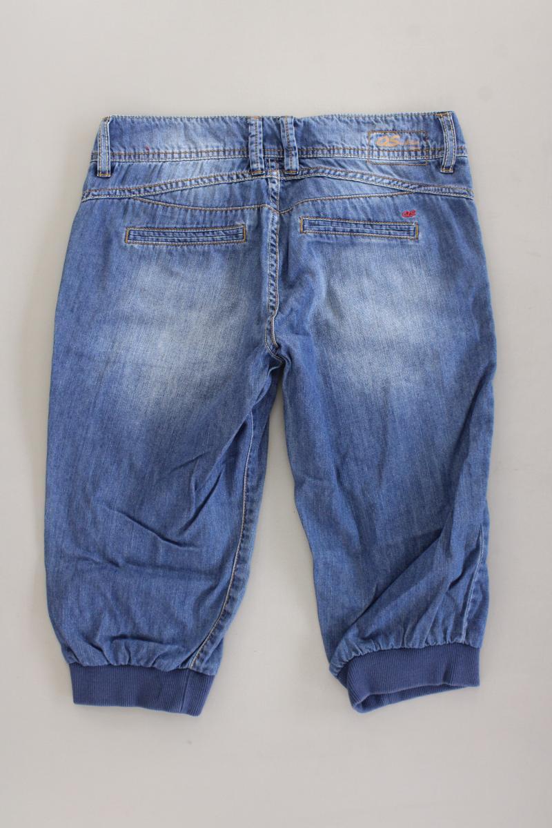 QS by s.Oliver Jeansshorts Gr. 36 blau aus Baumwolle