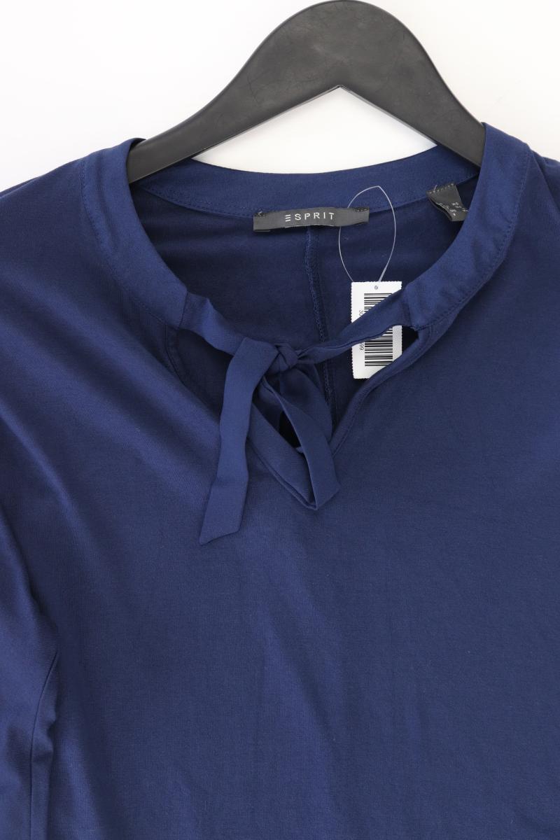 Esprit Shirt Gr. XS 3/4 Ärmel blau aus Viskose