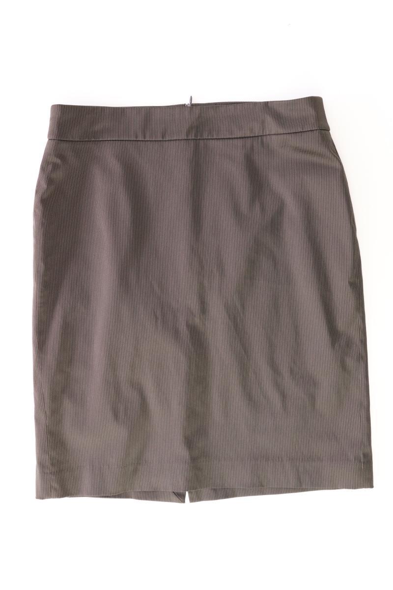 Mango Bleistiftrock Gr. 38 gestreift braun aus Polyester