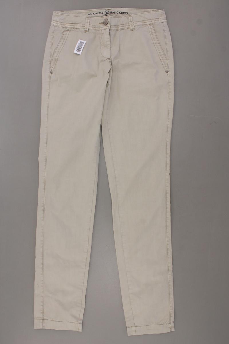 s.Oliver Hose Gr. 34 creme aus Baumwolle