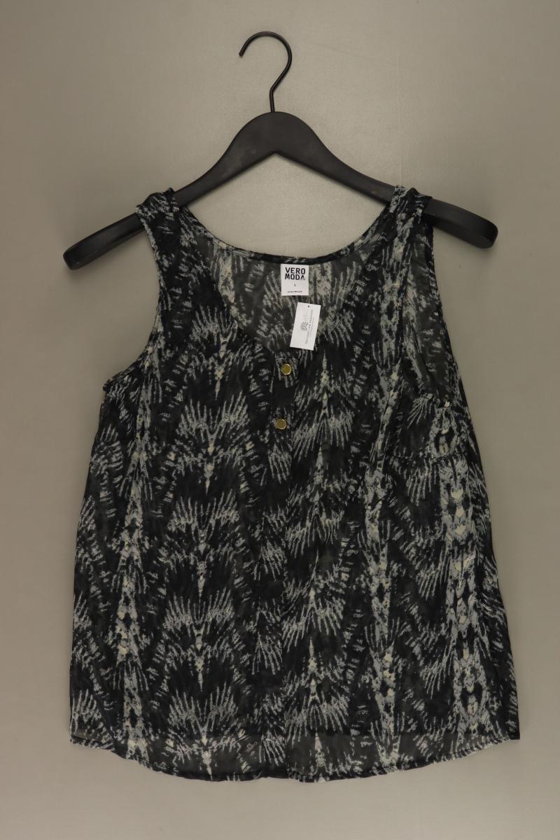 Vero Moda Chiffonbluse Gr. S Ärmellos grau