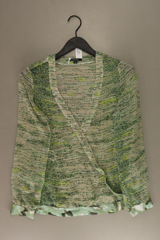 comma, Langarmbluse Gr. 36 grün aus Polyester