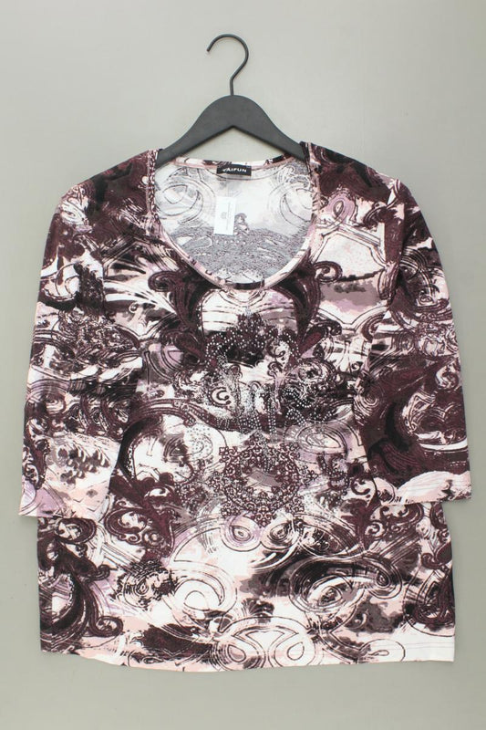 Taifun Printshirt Gr. 46 3/4 Ärmel lila aus Polyester