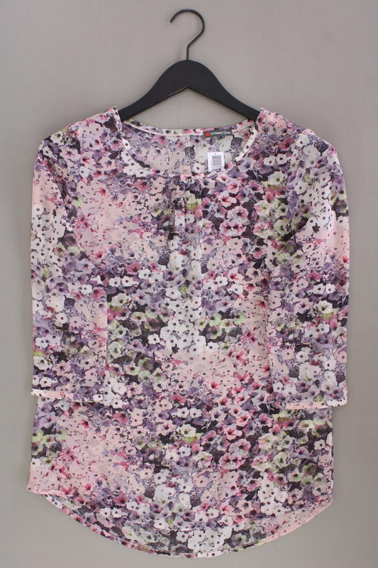 Street One Regular Bluse Gr. 34 mit Blumenmuster 3/4 Ärmel mehrfarbig