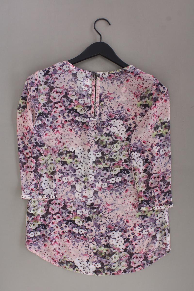 Street One Regular Bluse Gr. 34 mit Blumenmuster 3/4 Ärmel mehrfarbig