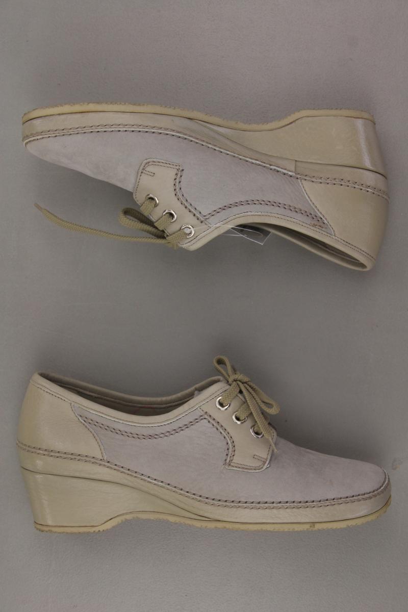 Sioux Schuhe Gr. 37 creme aus Leder