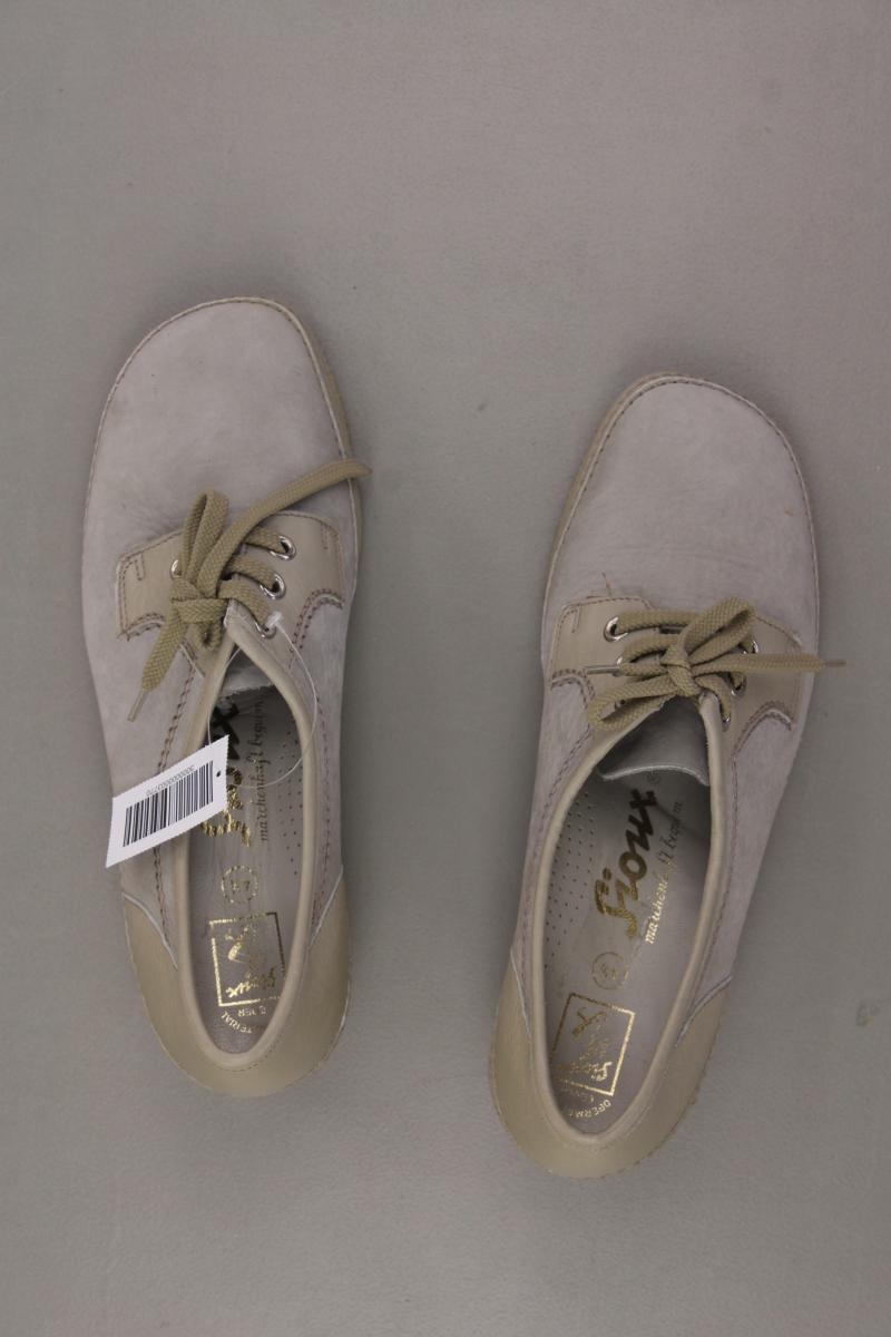 Sioux Schuhe Gr. 37 creme aus Leder