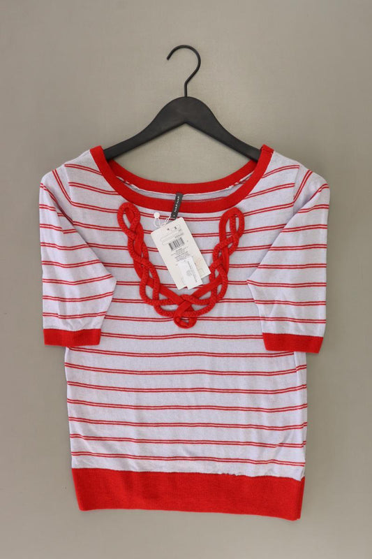 NAF NAF Ringelshirt Gr. S gestreift neu mit Etikett Kurzarm rot aus Baumwolle