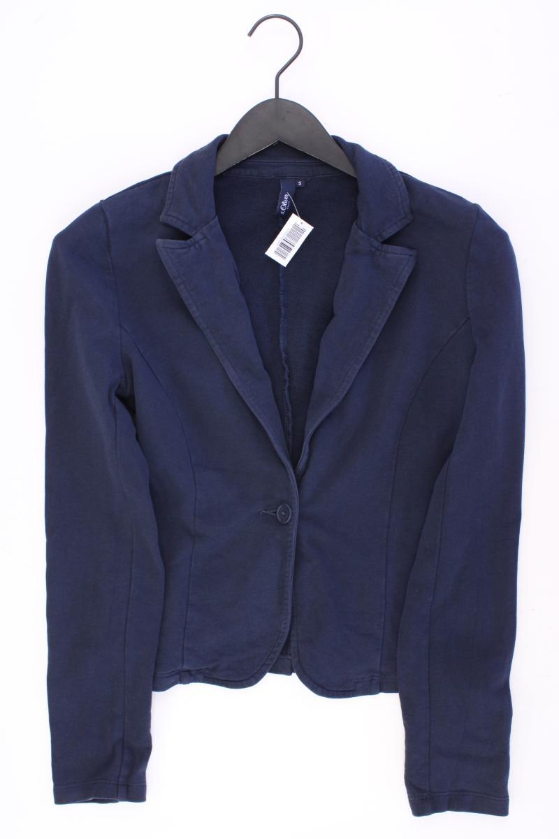 s.Oliver Jerseyblazer Gr. S blau aus Baumwolle