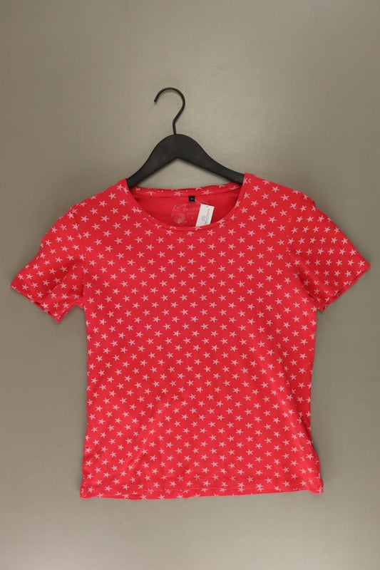 Bexleys Shirt mit Sternmuster Gr. S Kurzarm rot aus Baumwolle