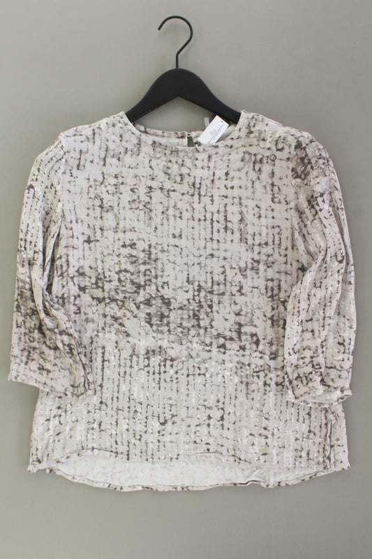 Via Appia Bluse Gr. 36 3/4 Ärmel grau aus Viskose