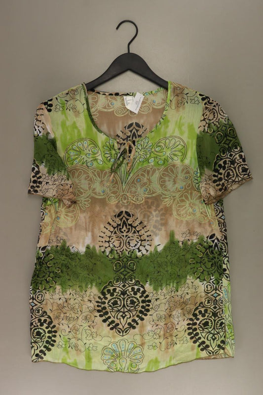 Y2K Vintage Bluse Gr. 38 Kurzarm grün