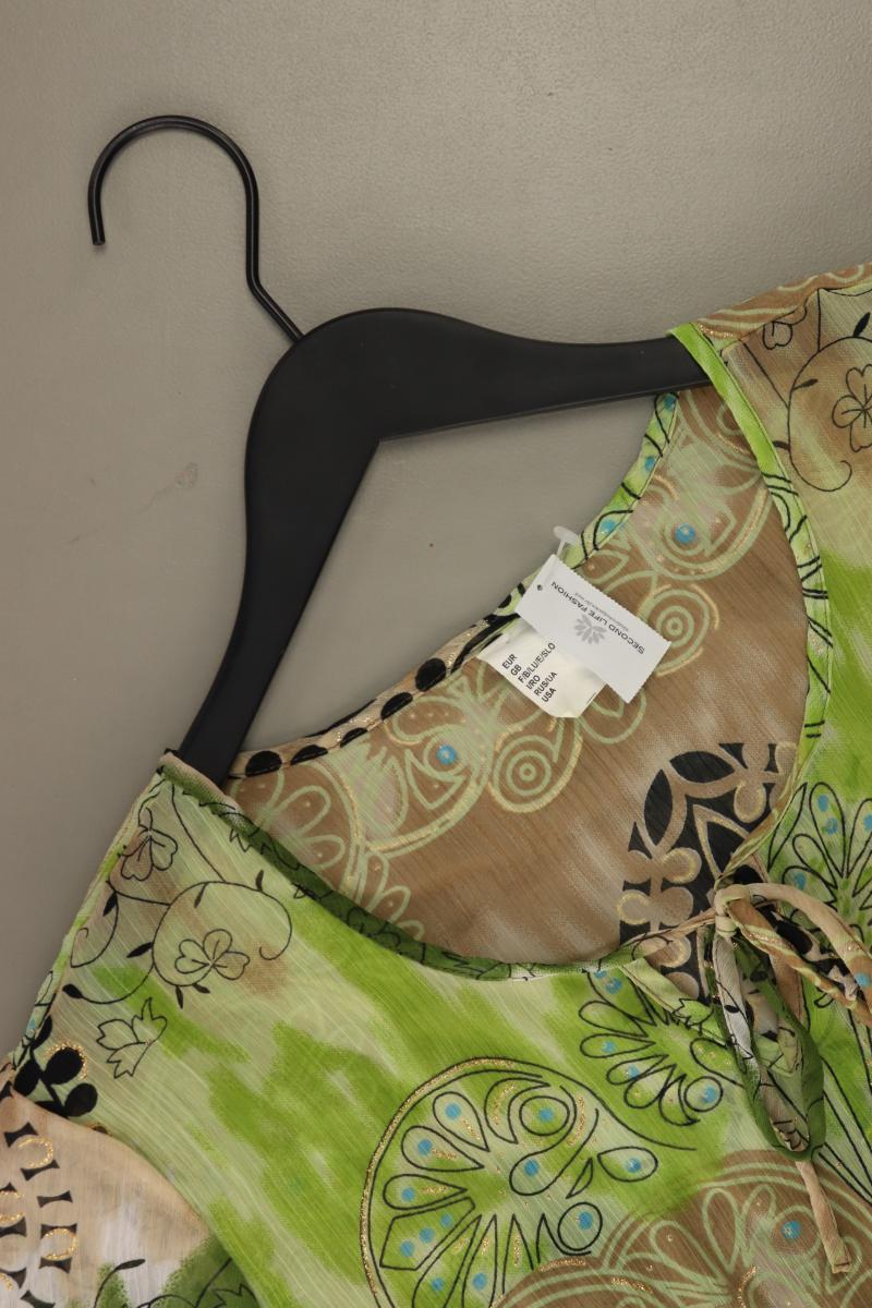Y2K Vintage Bluse Gr. 38 Kurzarm grün