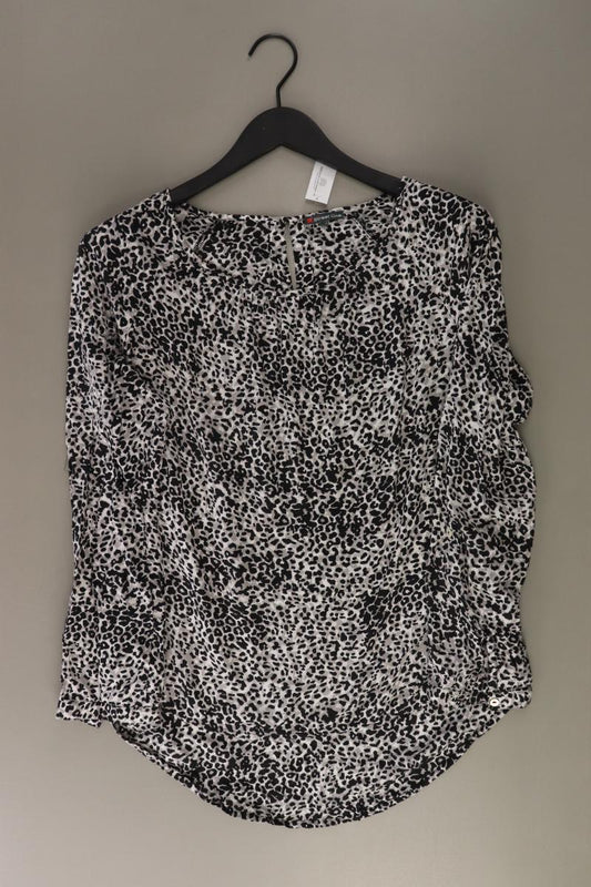 Street One Langarmbluse Gr. 38 mit Tierdruck grau aus Viskose