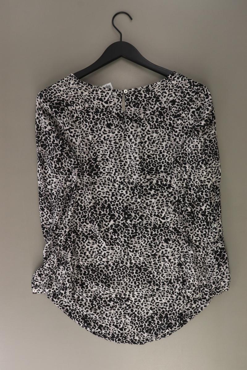 Street One Langarmbluse Gr. 38 mit Tierdruck grau aus Viskose