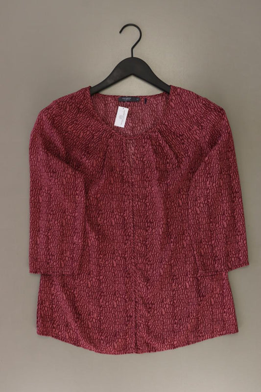 Manguun Comfort Bluse Gr. 36 3/4 Ärmel rot aus Polyester