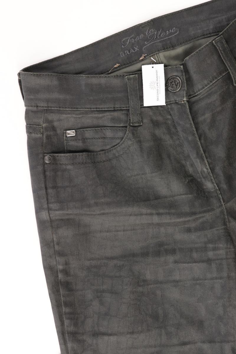 Brax Kunstlederhose Gr. 36 grau