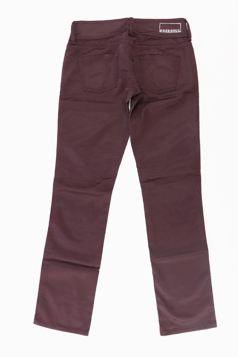 Freesoul Kunstlederhose Gr. 28 lila aus Baumwolle