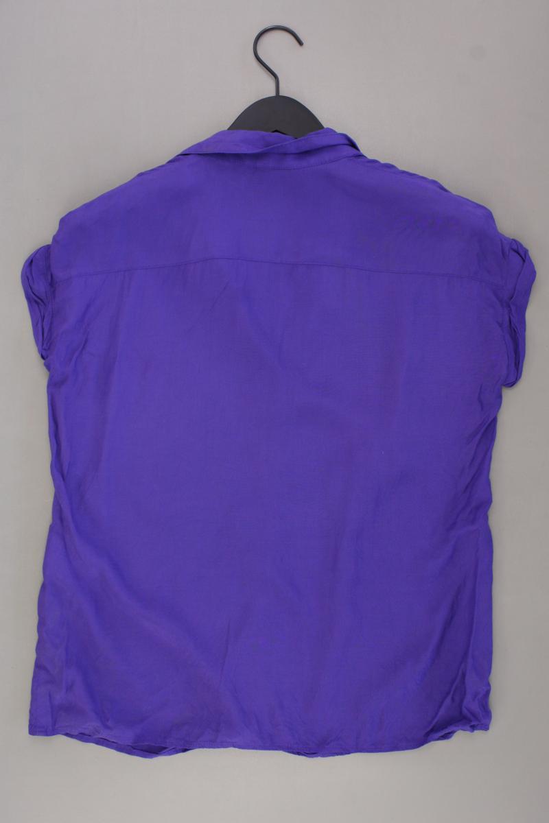 Esprit Collection Kurzarmbluse Gr. 38 lila aus Viskose