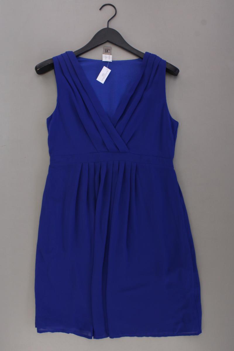 Best Connections Abendkleid Gr. 40 neuwertig Träger blau aus Viskose