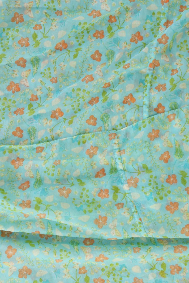 Loop mit Blumenmuster mehrfarbig