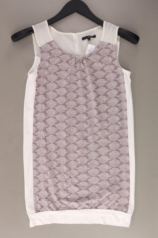 Zero Ärmellose Bluse Gr. 34 creme aus Viskose