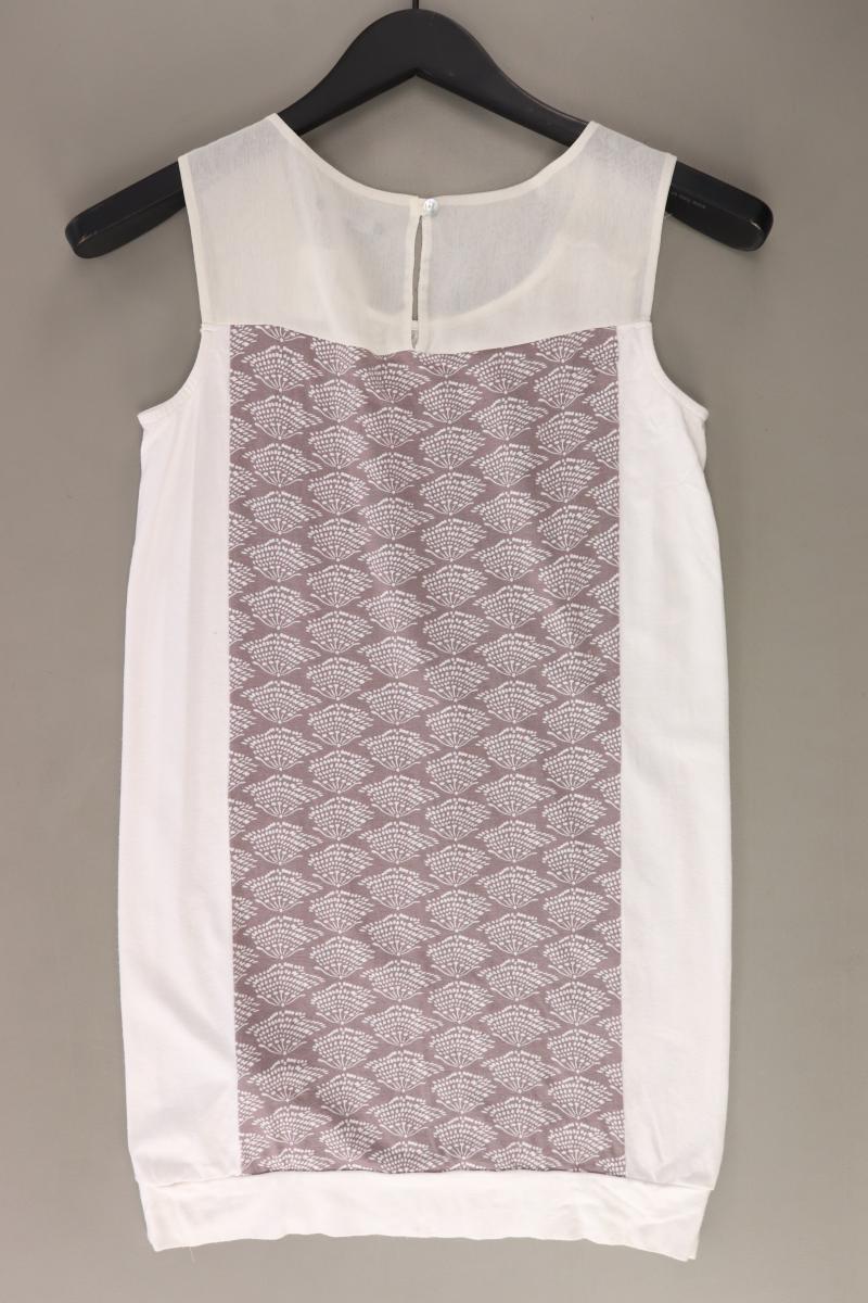 Zero Ärmellose Bluse Gr. 34 creme aus Viskose