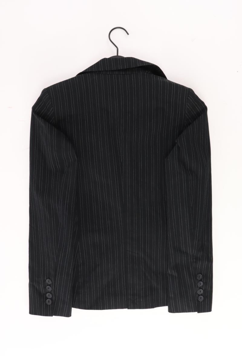 Zero Slim Blazer Gr. 34 gestreift schwarz aus Baumwolle