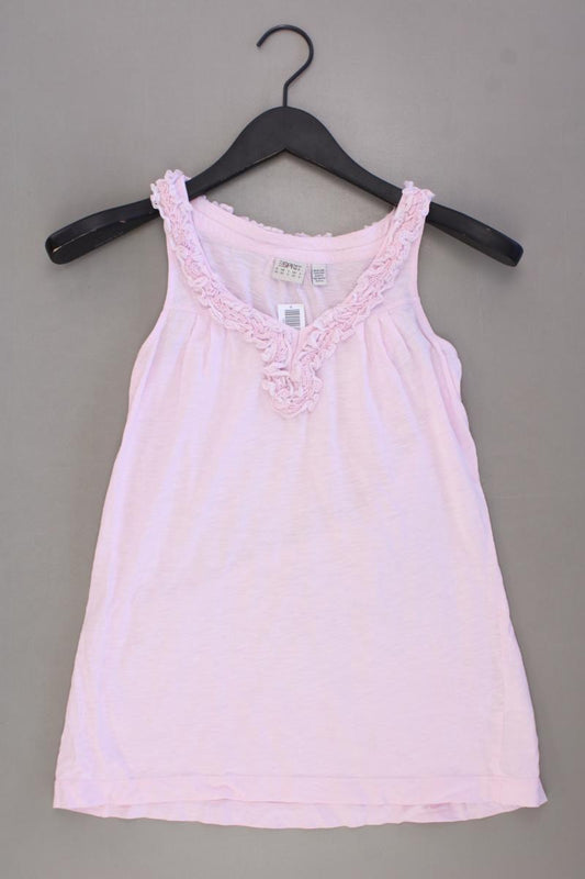 Esprit Rüschentop Gr. XS rosa aus Baumwolle