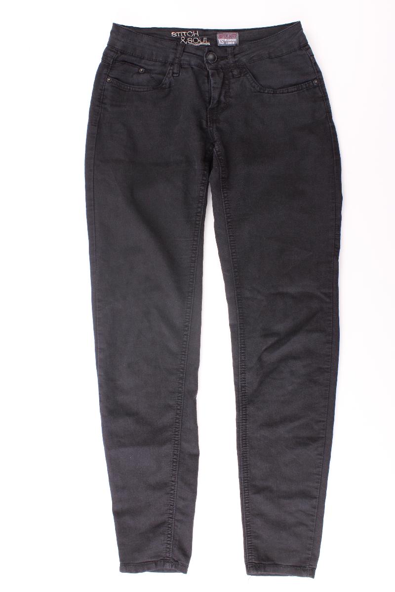 Stich & Soul Skinny Jeans Gr. XS grau aus Baumwolle