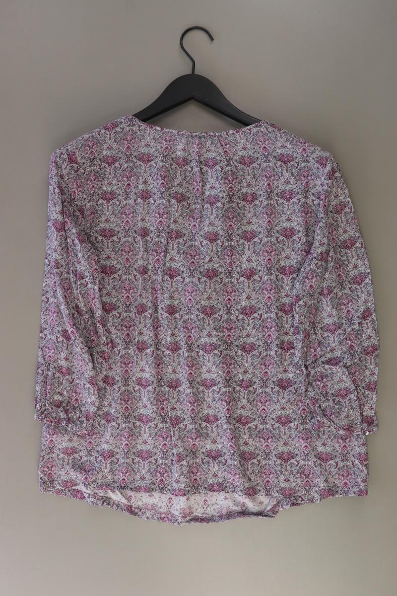 edc by Esprit Schluppenbluse Gr. L mit Paisleymuster neuwertig 3/4 Ärmel lila