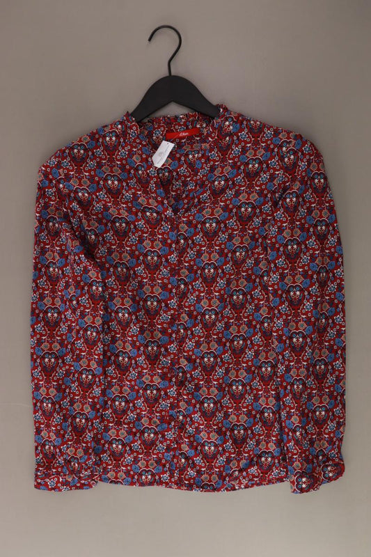 s.Oliver Langarmbluse Gr. 34 mit Blumenmuster rot