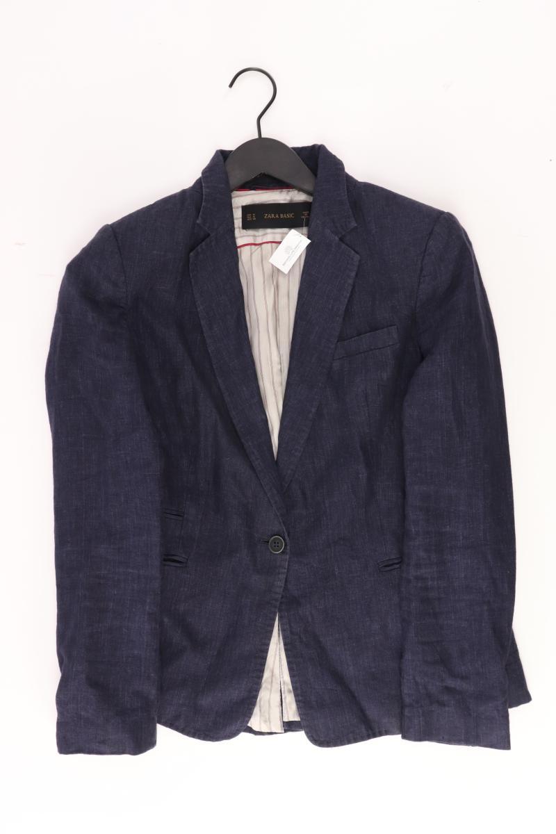 Zara Leinenblazer Gr. M blau