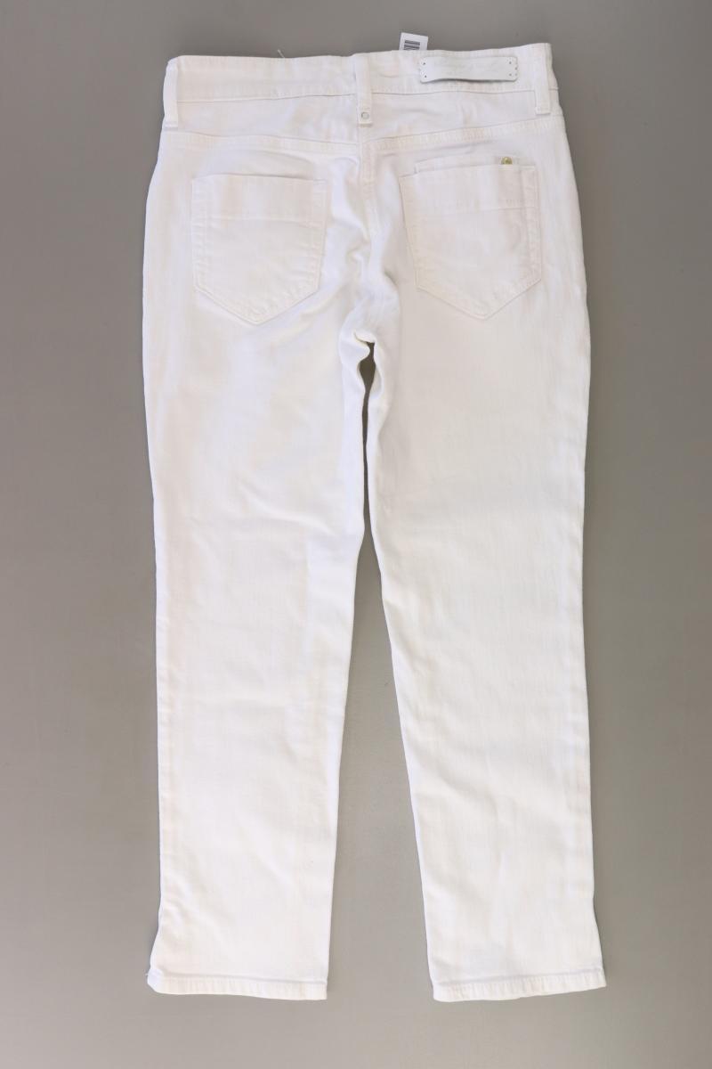 MAC Hose Gr. 34/L26 weiß aus Baumwolle