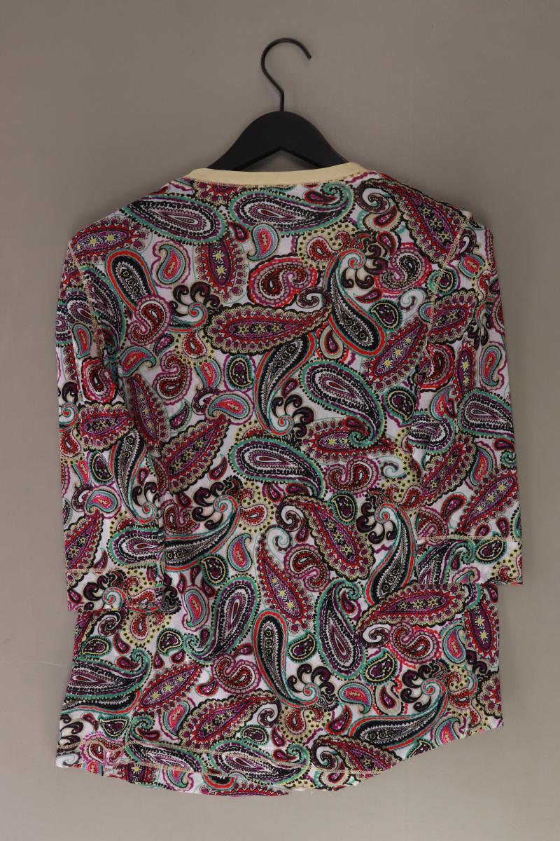 Charles Vögele Bluse Gr. L mit Paisleymuster 3/4 Ärmel mehrfarbig