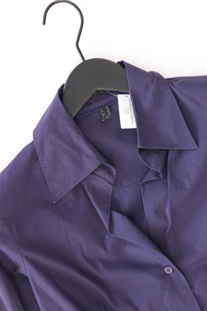 Esprit Collection Langarmbluse Gr. 38 lila aus Baumwolle