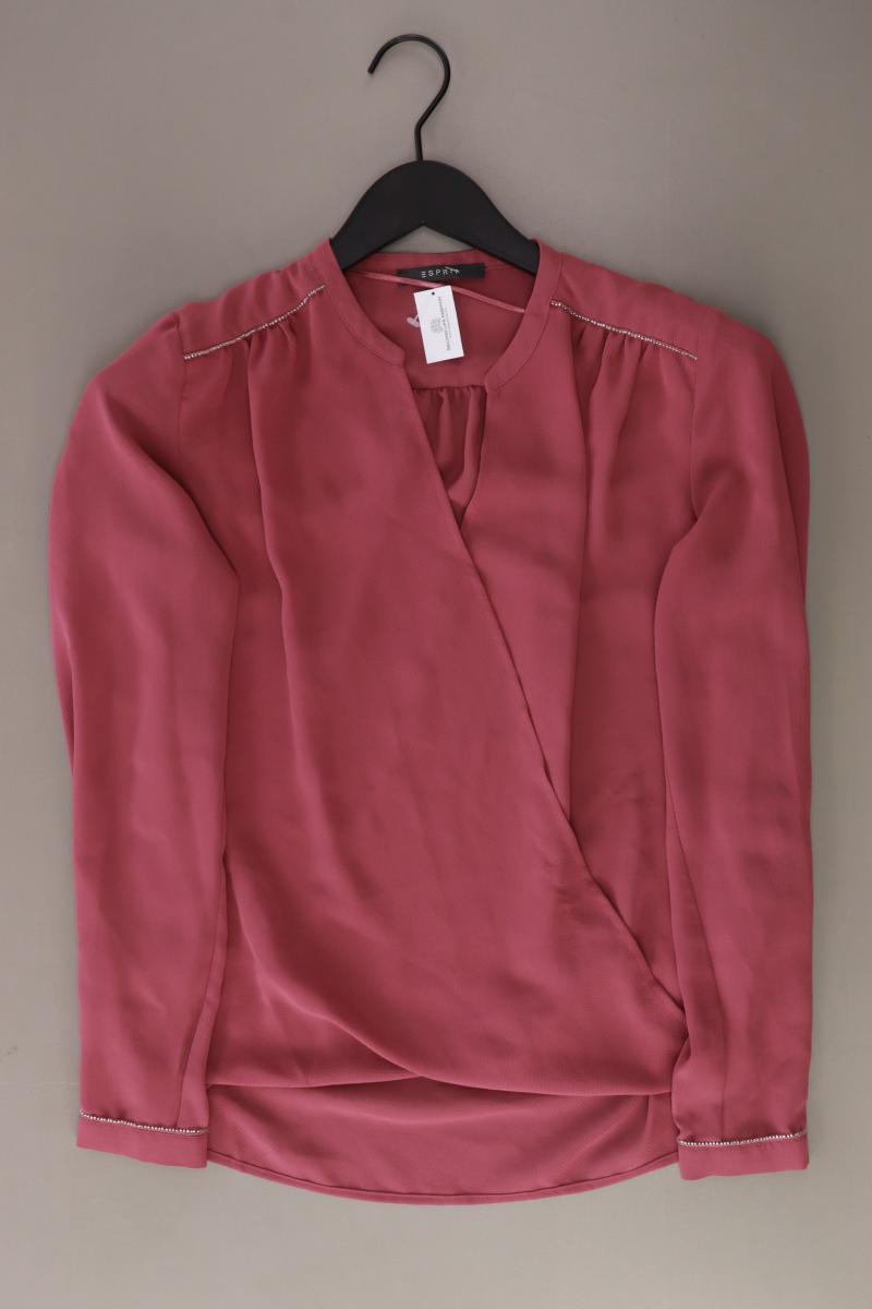 Esprit Langarmbluse Gr. 32 neuwertig rosa aus Polyester