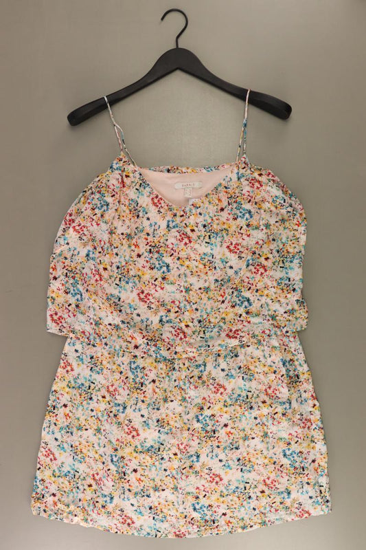 Esprit Trägerkleid Gr. 34 mit Blumenmuster neuwertig mehrfarbig aus Viskose