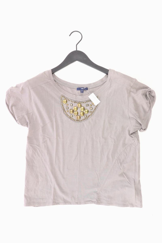 GAP T-Shirt Gr. S Kurzarm mit Nieten grau