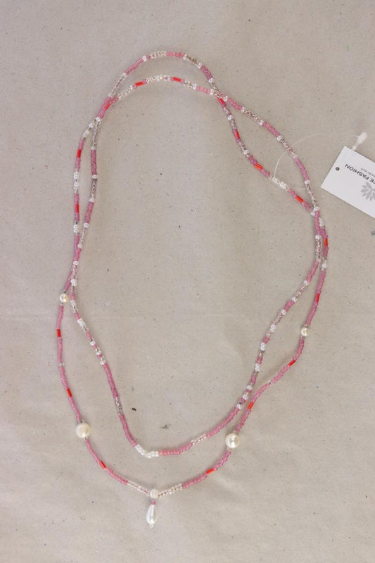 Halskette pink