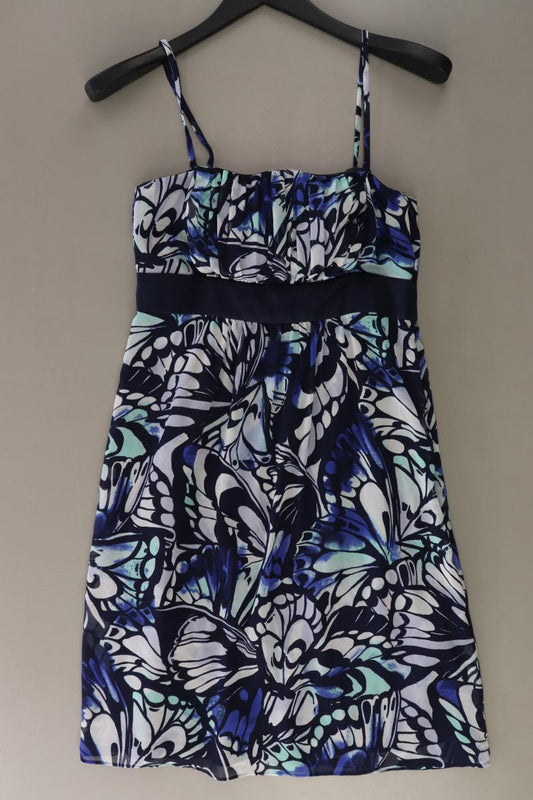 Esprit Chiffonkleid Gr. 36 neuwertig Träger blau aus Polyester