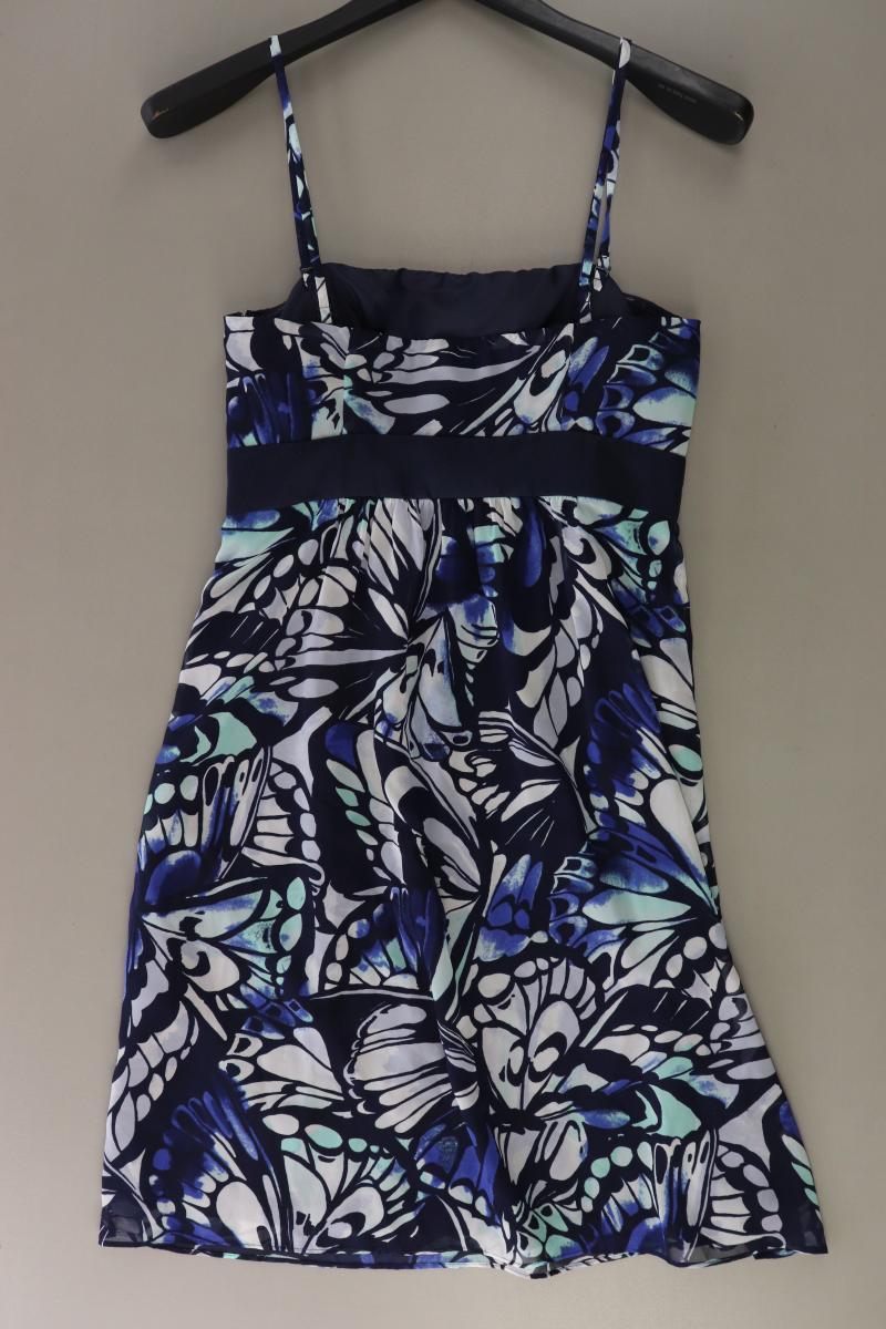 Esprit Chiffonkleid Gr. 36 neuwertig Träger blau aus Polyester