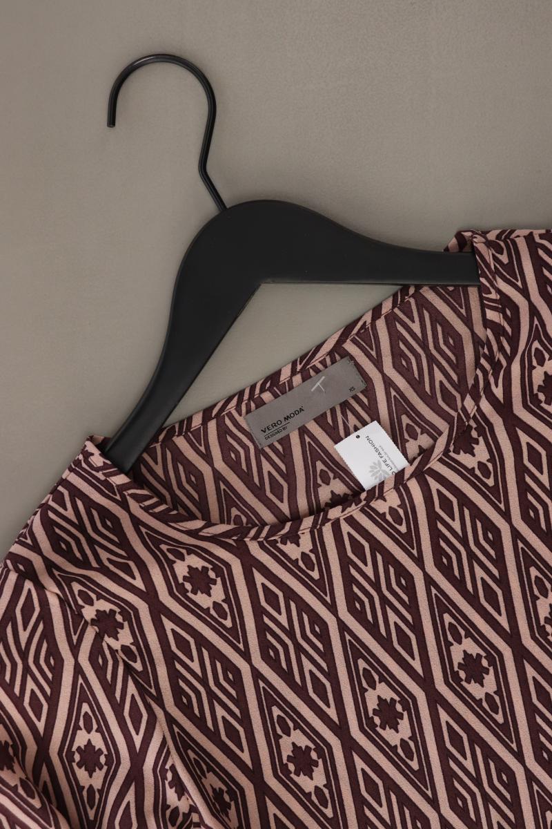 Vero Moda Bluse Gr. XS Langarm lila aus Polyester