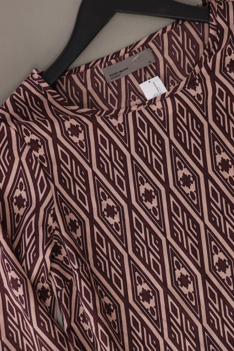 Vero Moda Bluse Gr. XS Langarm lila aus Polyester