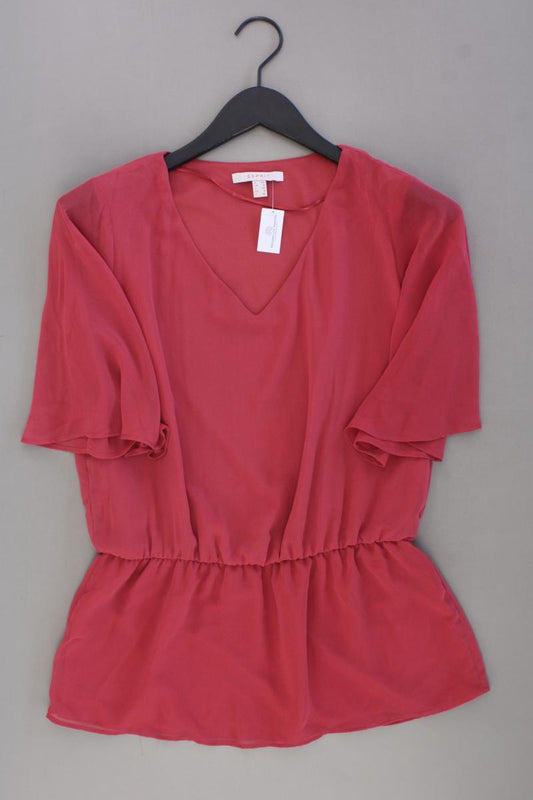Esprit Kurzarmbluse Gr. 34 pink aus Polyester