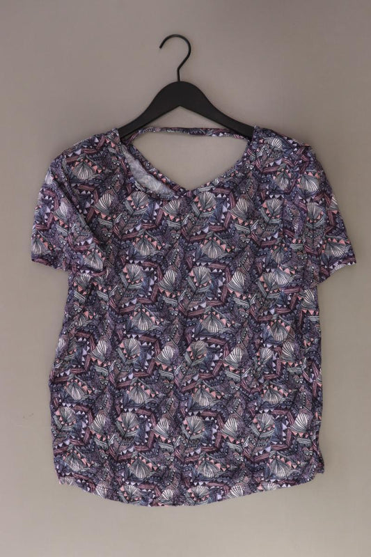 Street One T-Shirt Gr. 42 Kurzarm lila aus Polyester
